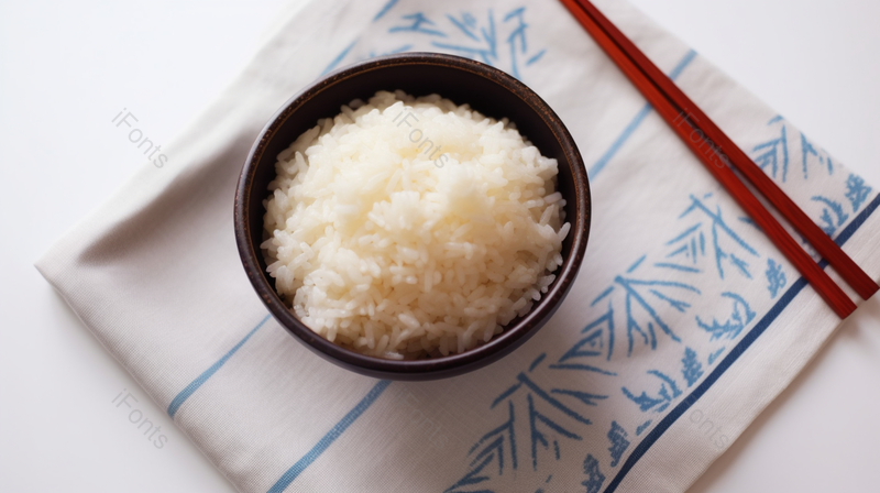 日式风格木质餐具与白米饭主食熟食日系实拍摄影图,高清,摄影图,摄影图片,图片大全,摄影图免费下载